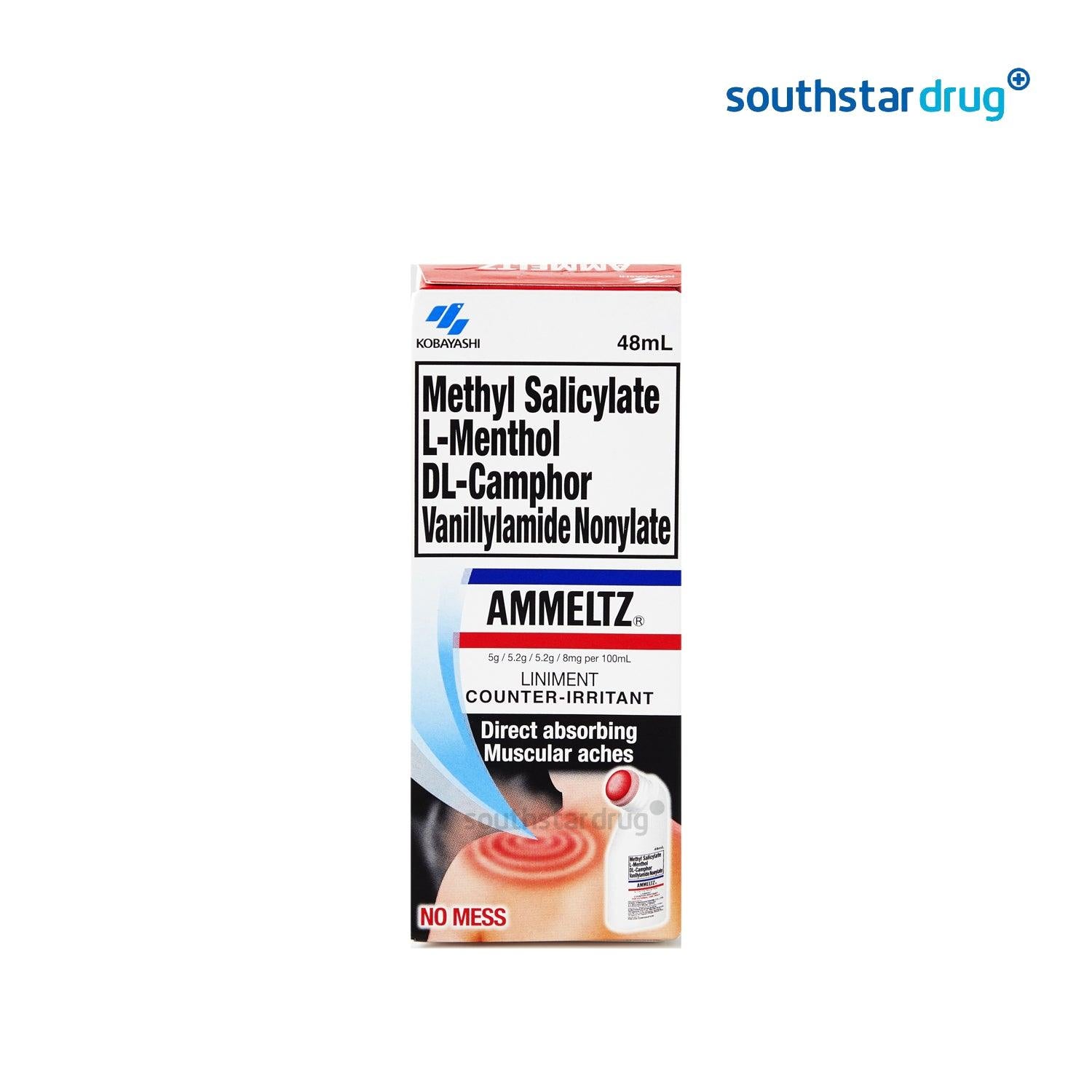 Ammentz Liniment 48ml bottle body massage liniment